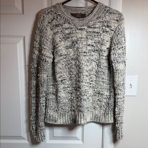 Cozy Black and White Women's Sweater